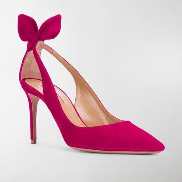 Aquazzura Shoes - New Aquazzura 85mm Bow tie pumps‎ size 39.5EU